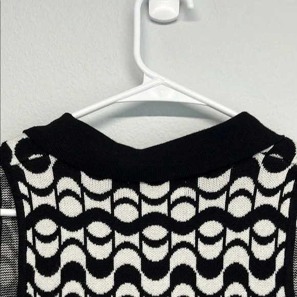 ✨House of Harlow 1960 Black and White Geometric Sheath Dress 👗 - Picture 11 of 13